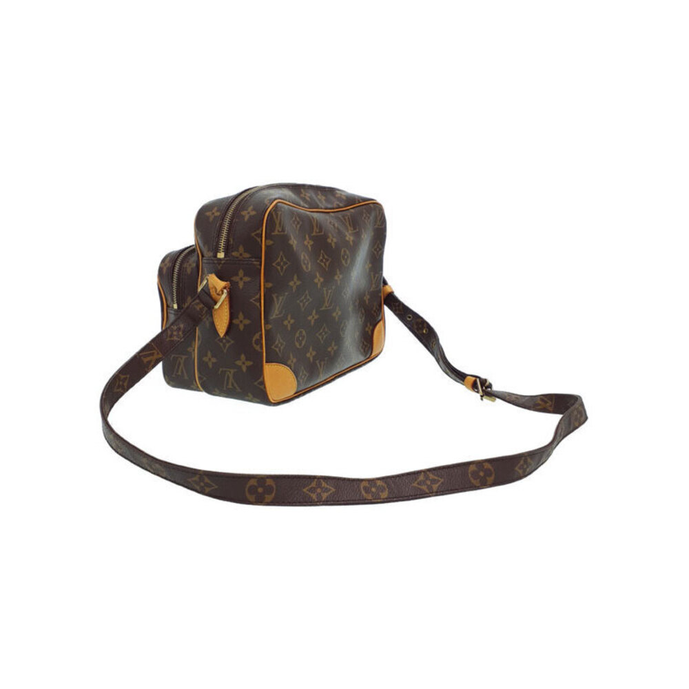 Louis Vuitton Leather Bag Brown Nile Monogram Shoulder